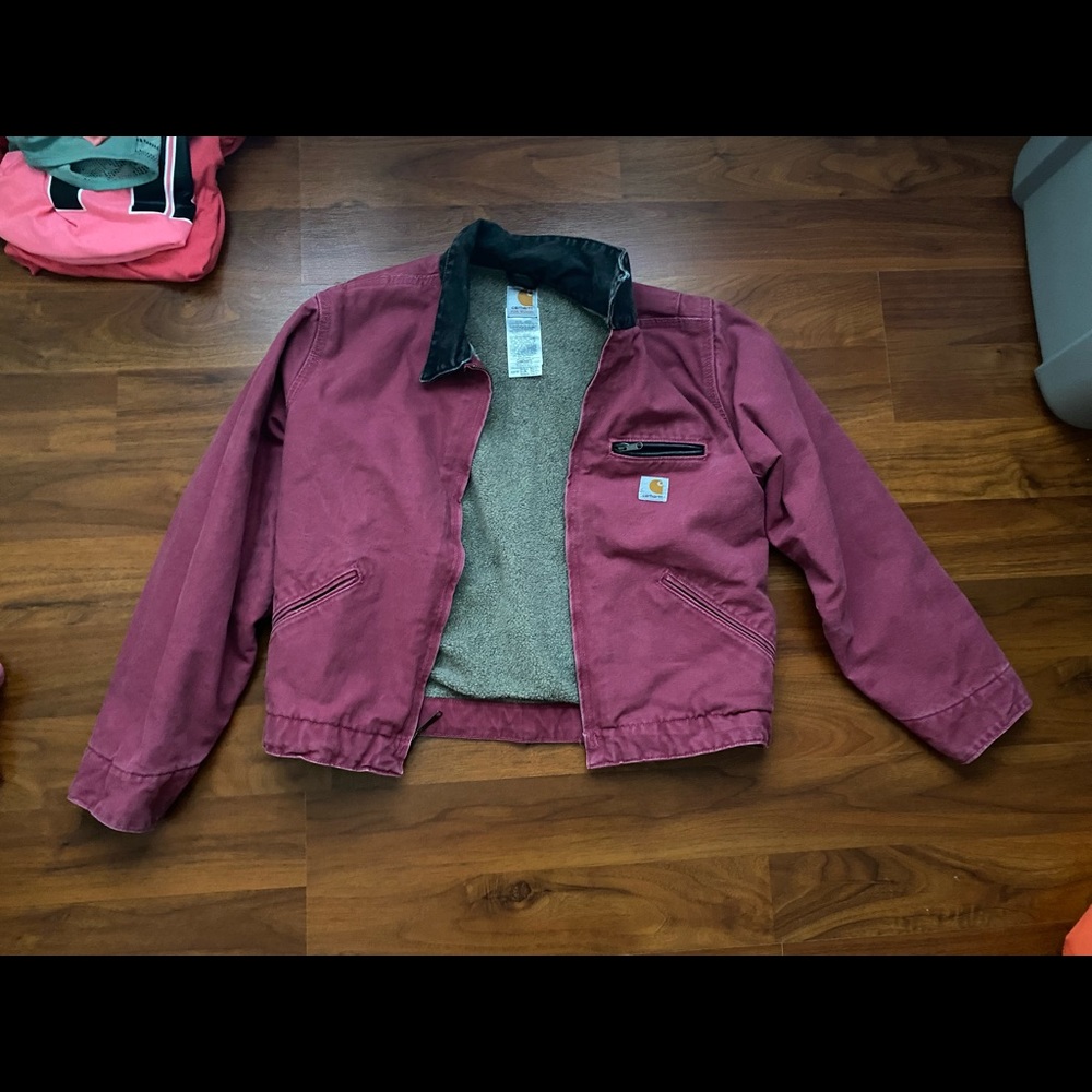 Carhartt Sherpa lined utility jacket